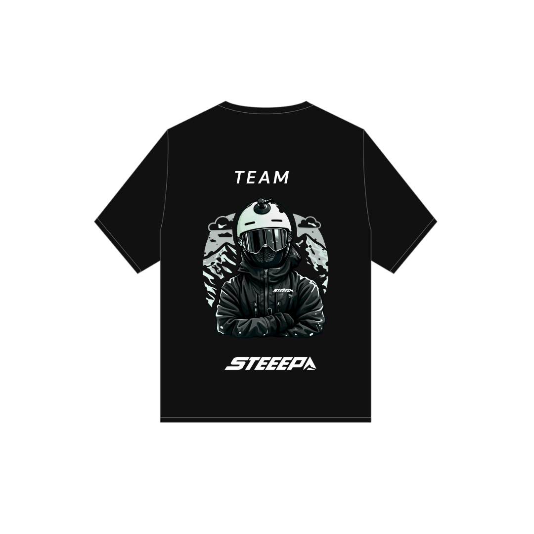Tee shirt team STEEEP édition signature back
